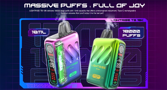 Lost Vape Lightrise TB 18K Disposable Vape
